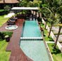 Villa Umah Daun - The pool from above